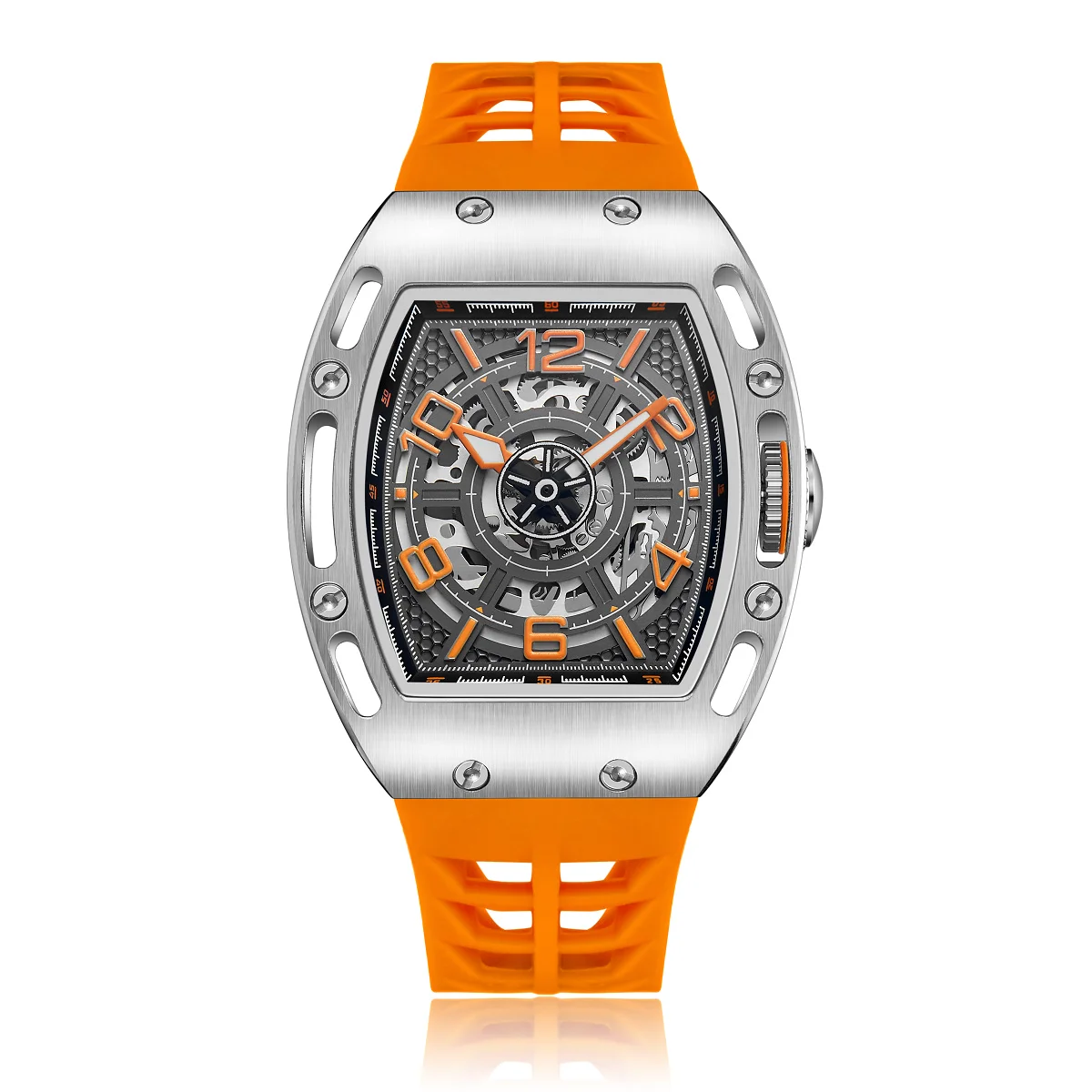 High Quality RM style Skeleton Dial Watch Rubber Band Japan Movement Men Quartz Watch
High Quality RM style Skeleton Dial Watch Rubber Band Japan Movement Men Quartz Watch