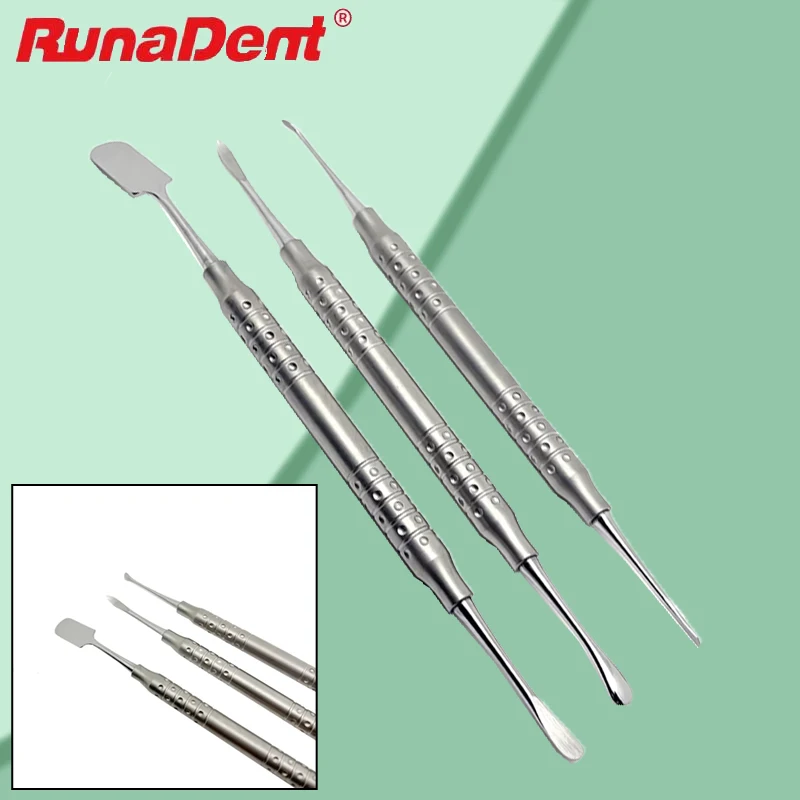 Dental Double Ends Elevator Implant Tool, Titanium Alloy For Periosteal Lifting Retracting In Oral Surgery Kit
Dental Double Ends Elevator Implant Tool, Titanium Alloy For Periosteal Lifting Retracting In Oral Surgery Kit