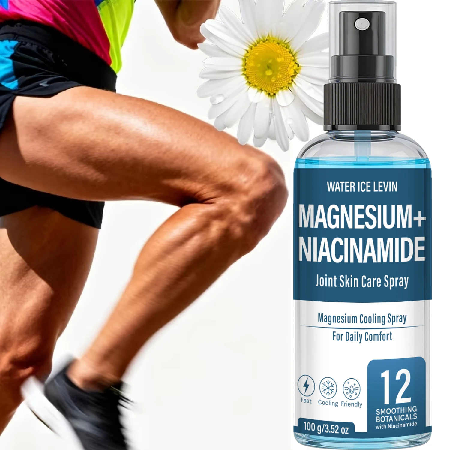 Niacinamide Magnesium Joint Skin Spray - Bee Venom & Collagen, Fast Cooling & Gentle Care
Niacinamide Magnesium Joint Skin Spray - Bee Venom & Collagen, Fast Cooling & Gentle Care