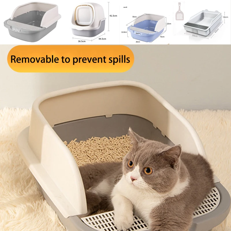 Cat Litter Box Splash-proof Closed Cat Sand Toilet Training Kit Plastic Removable Cleaning Toilet Pet Supplies
Cat Litter Box Splash-proof Closed Cat Sand Toilet Training Kit Plastic Removable Cleaning Toilet Pet Supplies