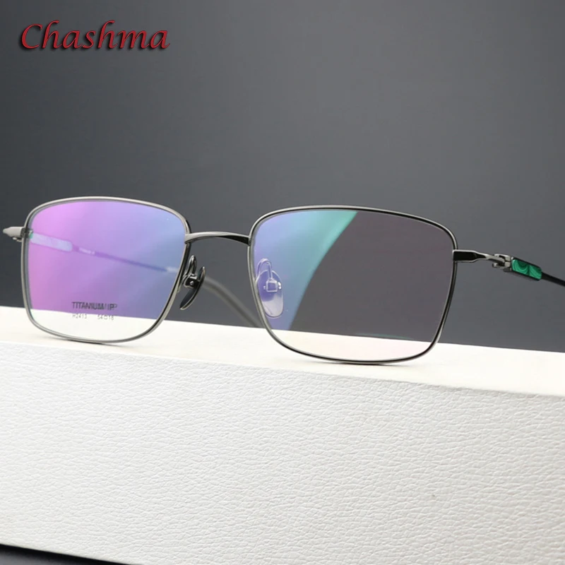 Chashma Prescription Glasses Men Elegant Optical Eyewear Full Rim Pure Titanium Eyeglasses Frames for Recipe Degree Spectacles
Chashma Prescription Glasses Men Elegant Optical Eyewear Full Rim Pure Titanium Eyeglasses Frames for Recipe Degree Spectacles