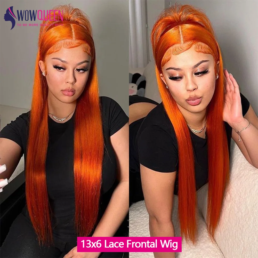 38 Inch Straight Orange Ginger Lace Front Human Hair Wigs 13x6 Lace Frontal Wig 350 Colored Pre Plucked 13x6 HD Transparent Lace
38 Inch Straight Orange Ginger Lace Front Human Hair Wigs 13x6 Lace Frontal Wig 350 Colored Pre Plucked 13x6 HD Transparent Lace