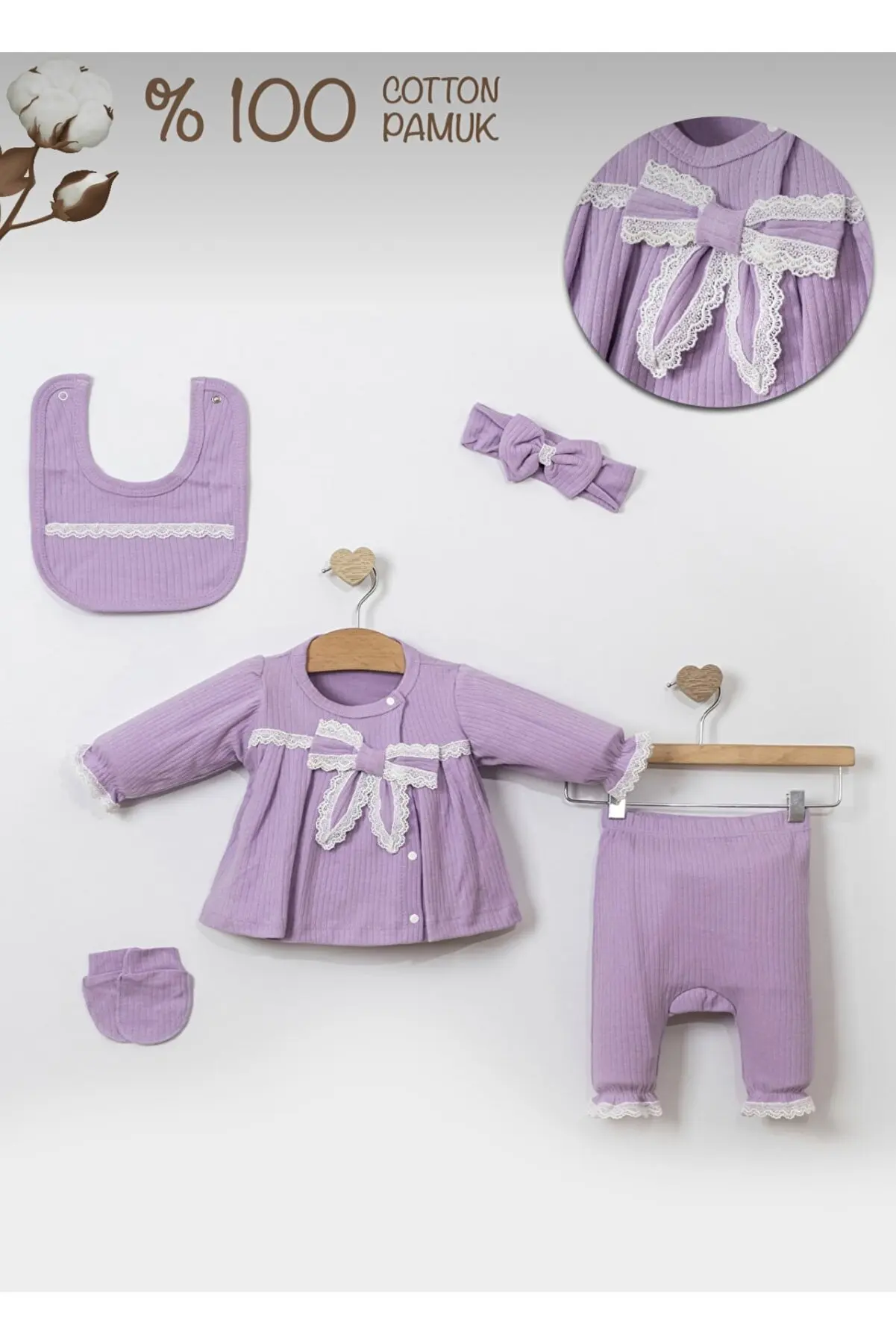 Newborn Baby Girl 100% Cotton Organic French Guipure 5 Pieces Hospital Outfit Underwear Set 0-3 9,9-12months
Newborn Baby Girl 100% Cotton Organic French Guipure 5 Pieces Hospital Outfit Underwear Set 0-3 9,9-12months