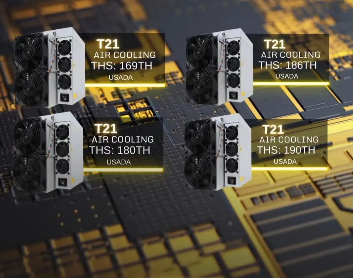 Factory Wholesale Antminer T21 190 3610W Bitcoin Machine Crypto Miner Blockchain Miners Mining Machine Bitcoin Mining Machine
Factory Wholesale Antminer T21 190 3610W Bitcoin Machine Crypto Miner Blockchain Miners Mining Machine Bitcoin Mining Machine