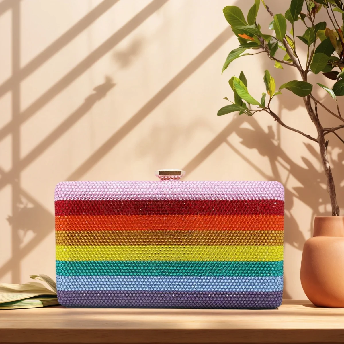 Блестящий Радужный Клатч с кристаллами для женщин, шикарный вечерний кошелек со стразами, сумка через плечо с цепочкой, свадебная сумочка для выпускного вечера
Блестящий Радужный Клатч с кристаллами для женщин, шикарный вечерний кошелек со стразами, сумка через плечо с цепочкой, свадебная сумочка для выпускного вечера