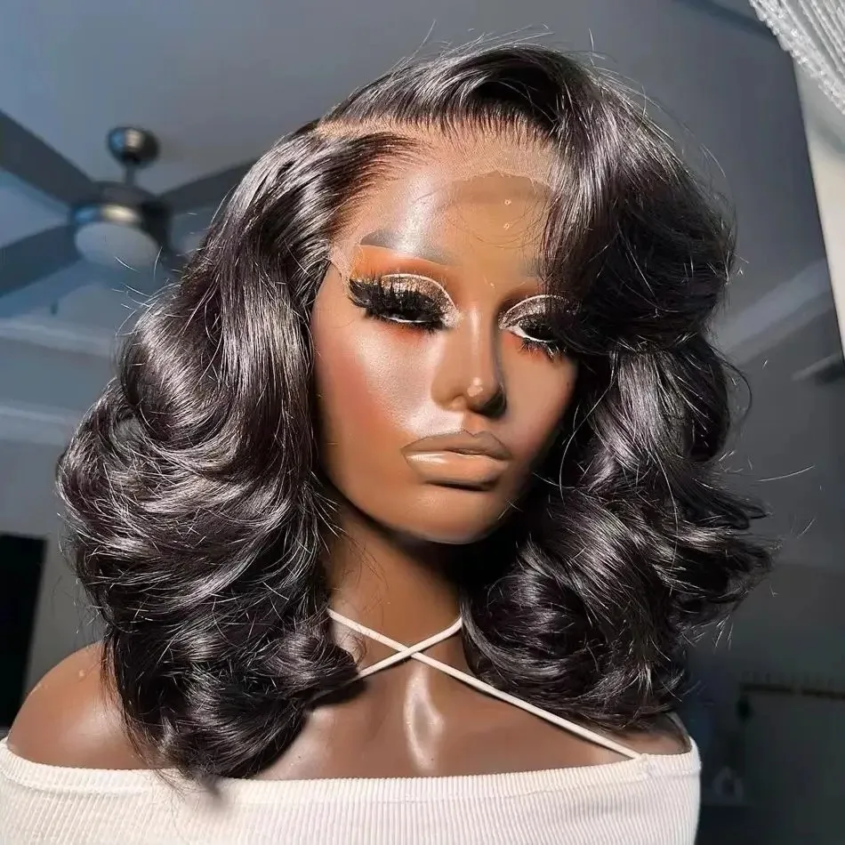 14 16 Inch Short Bob Wigs Human Hair 13x6 HD Transparent Lace Front Body Wave 13x4 Lace Frontal Wig 200% Water Wave For Women
14 16 Inch Short Bob Wigs Human Hair 13x6 HD Transparent Lace Front Body Wave 13x4 Lace Frontal Wig 200% Water Wave For Women