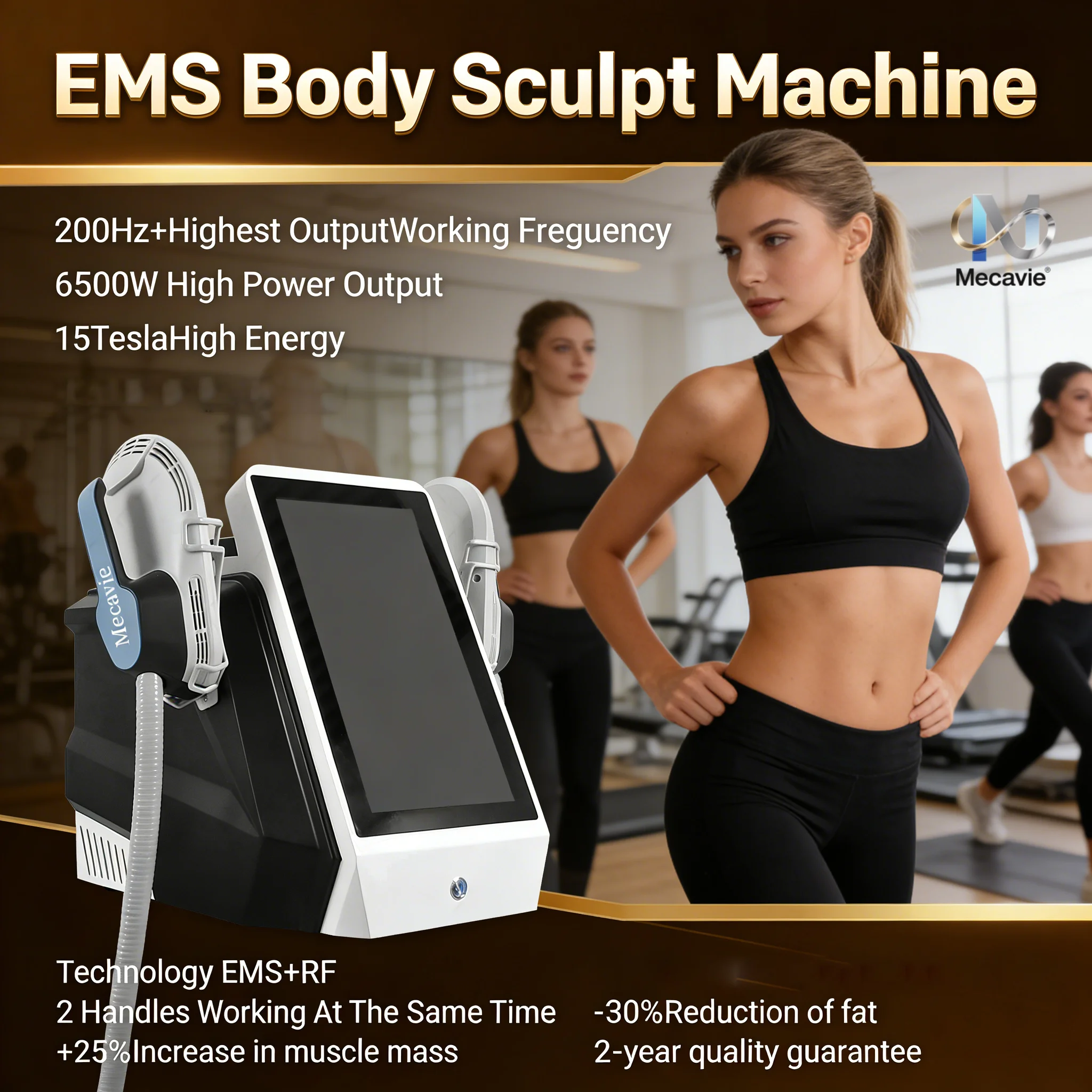 MECAVIE 2026 NEW Professional Magnetic Slimming Lose Weight EMS Body Shaping Machine Fat Removal 6500W Build Muscle Machine
MECAVIE 2026 NEW Professional Magnetic Slimming Lose Weight EMS Body Shaping Machine Fat Removal 6500W Build Muscle Machine