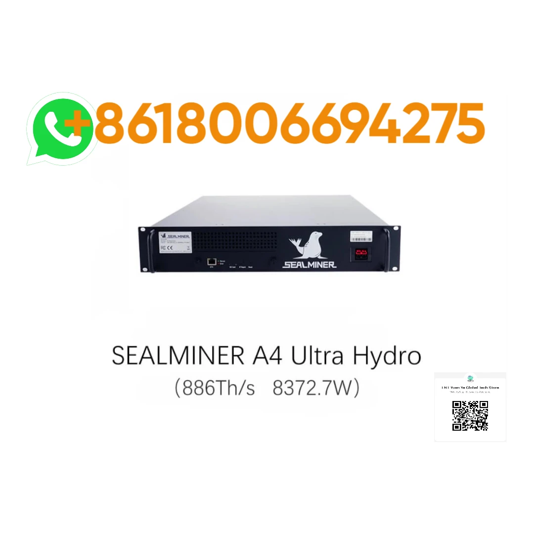 B. LATEST Bitdeer SEALMINER A4 Ultra Hydro (886 TH/s | 9.45 J/TH) 8,373W BTC, BCH, BSV MINER
B. LATEST Bitdeer SEALMINER A4 Ultra Hydro (886 TH/s | 9.45 J/TH) 8,373W BTC, BCH, BSV MINER