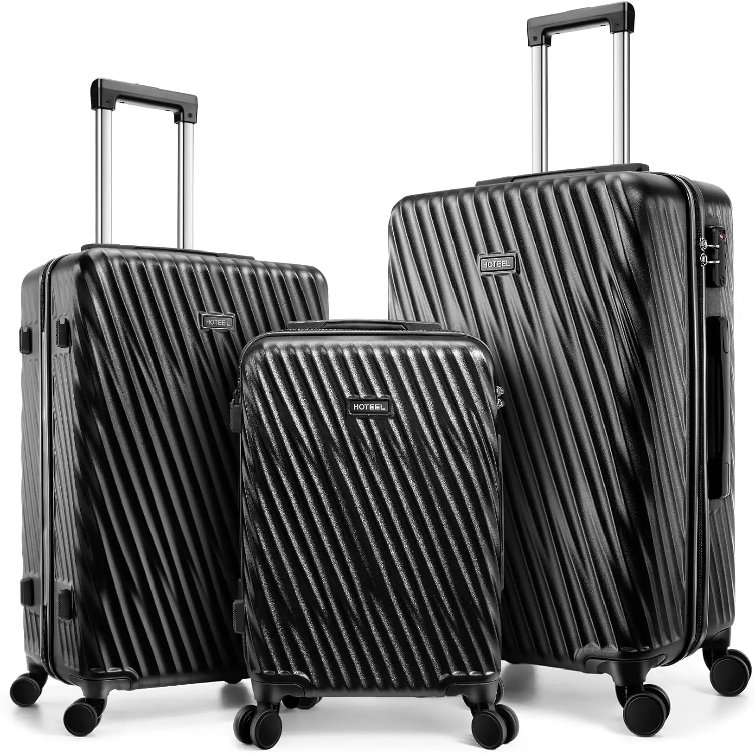 3 Piece Luggage Sets ABS Hardshell Suitcase With Spinner Wheels TSA Lock Travel Carry on Luggages For Women Men 20/24/28 Inch
3 Piece Luggage Sets ABS Hardshell Suitcase With Spinner Wheels TSA Lock Travel Carry on Luggages For Women Men 20/24/28 Inch
