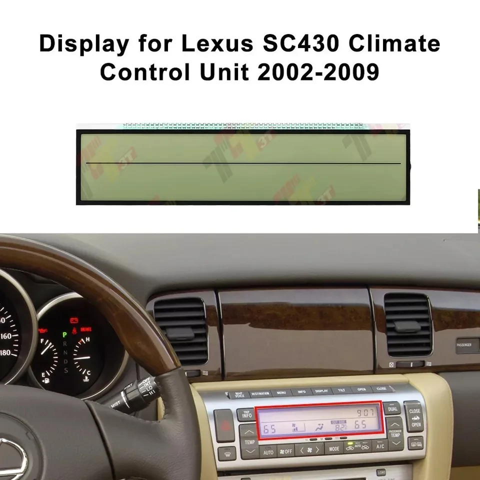Дисплей приборной панели для Lexus SC430 Блок климат-контроля 55900-24260 (2002-2009)
Дисплей приборной панели для Lexus SC430 Блок климат-контроля 55900-24260 (2002-2009)