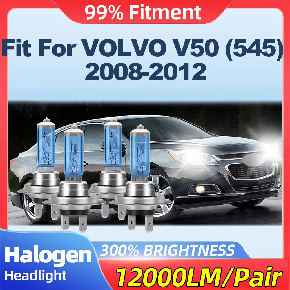 Fit For VOLVO V50 (545) 2008 2009 2010 2011 2012 200W Halogen Lights 24000LM Xenon Headlight Bulbs 12V 6000K Car Headlamps
Fit For VOLVO V50 (545) 2008 2009 2010 2011 2012 200W Halogen Lights 24000LM Xenon Headlight Bulbs 12V 6000K Car Headlamps