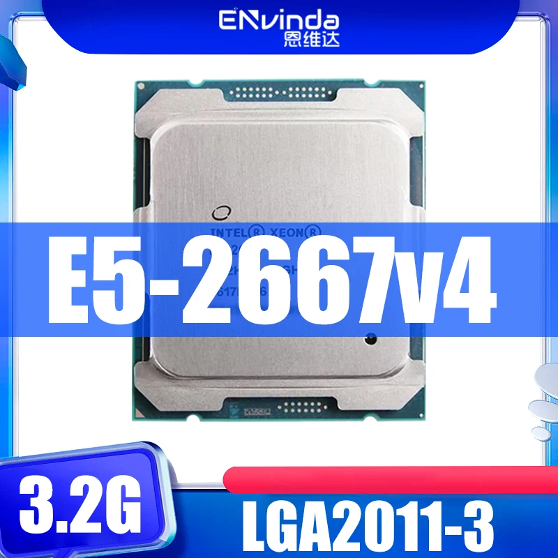 E5-2667V4 Xeon E5 2667 V4 3,20 GHZ 8-Core 25M E5-2667 V4 DDR4 2400MHz FCLGA2011-3 135W процессор
E5-2667V4 Xeon E5 2667 V4 3,20 GHZ 8-Core 25M E5-2667 V4 DDR4 2400MHz FCLGA2011-3 135W процессор