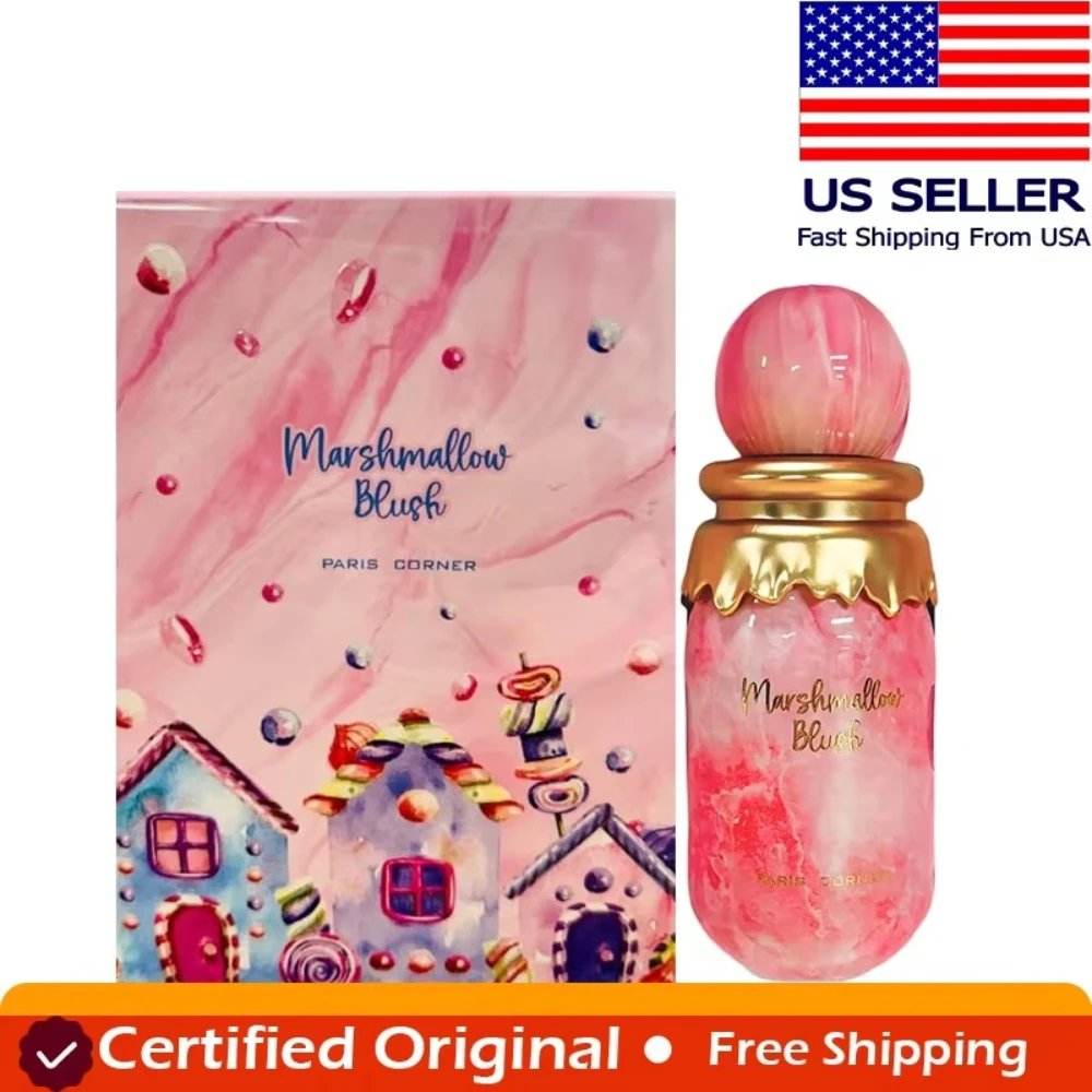 Paris Corner Marshmallow Blush EDP 3.4Fl Oz | Gourmand Marshmallow & Strawberry Sweet Scent Long-Lasting Perfume for Women
Paris Corner Marshmallow Blush EDP 3.4Fl Oz | Gourmand Marshmallow & Strawberry Sweet Scent Long-Lasting Perfume for Women