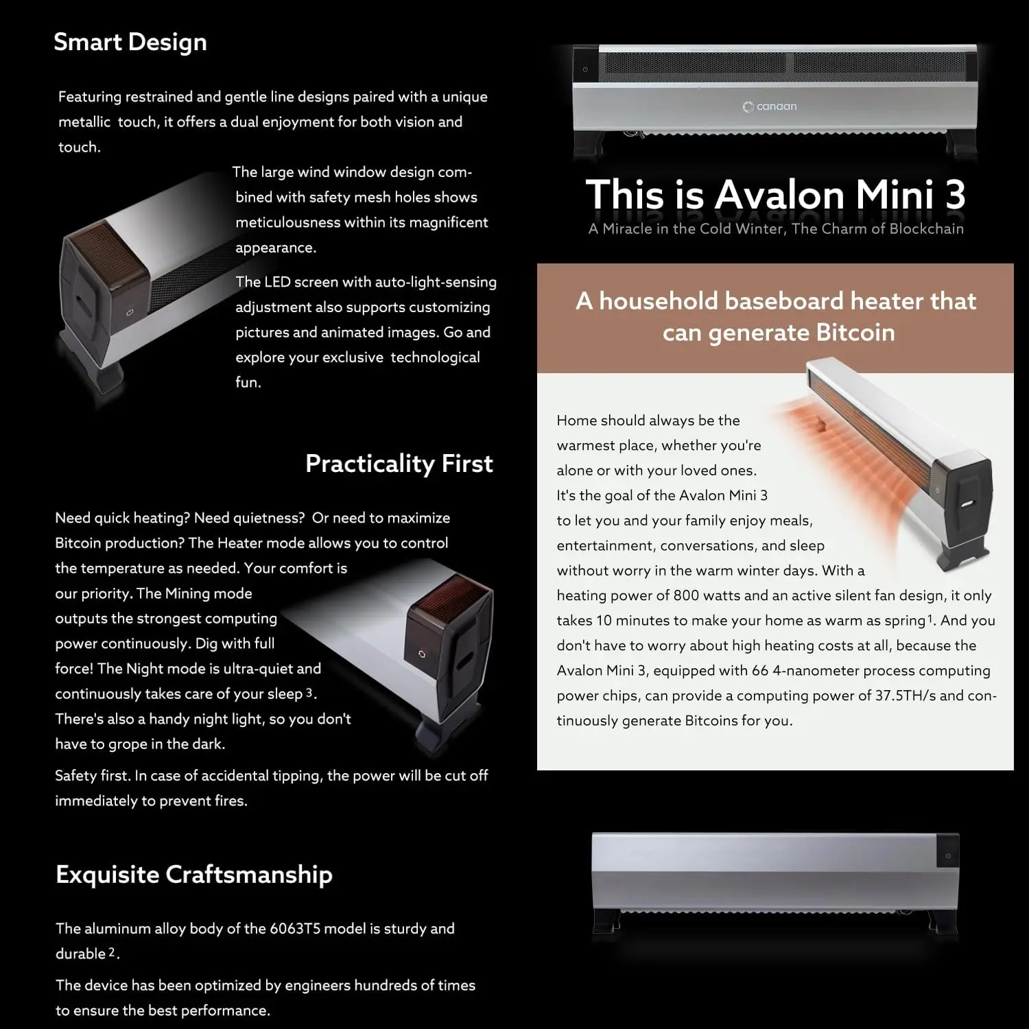 KO BUY 2 GET 1 FREE BRAND New Canaan Avalon Mini 3 BTC Miner - 37.5 TH/s, 800W Bitcoin ASIC Miner
KO BUY 2 GET 1 FREE BRAND New Canaan Avalon Mini 3 BTC Miner - 37.5 TH/s, 800W Bitcoin ASIC Miner