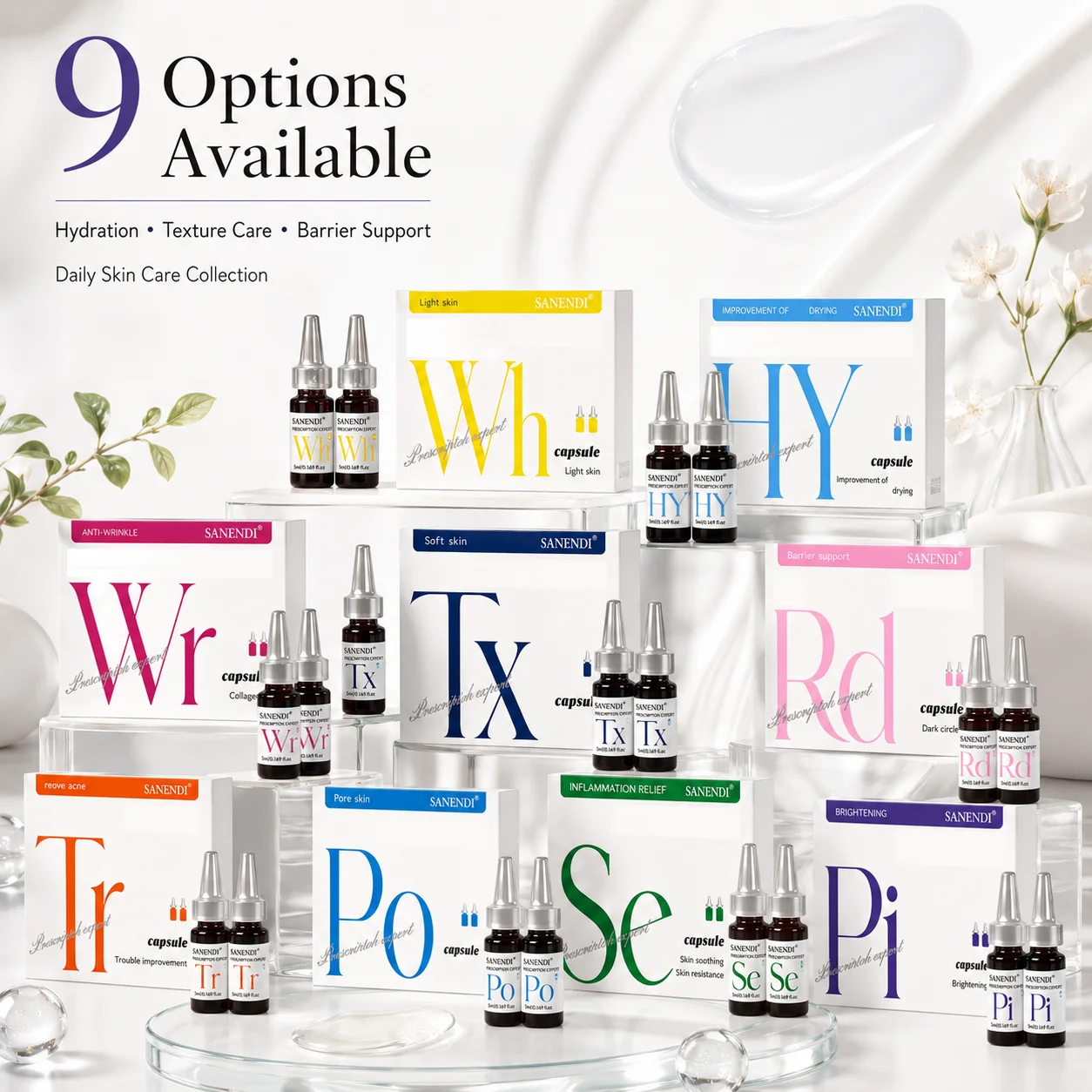 Sanendi Complex Serum Korean Skin Care Hydration Firming Calm Sensitive Brightening Hydrate Soft Skin Face Care Essence
Sanendi Complex Serum Korean Skin Care Hydration Firming Calm Sensitive Brightening Hydrate Soft Skin Face Care Essence