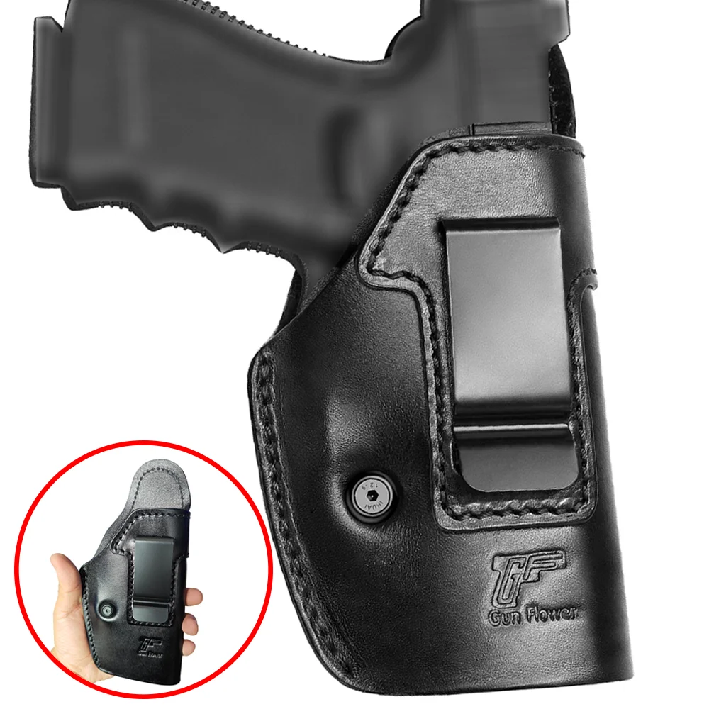 Универсальная кожаная кобура подходит для Glock 17/19/G43/Taurus G2C G3C G3/M&P/Hellcat/PRO/1911/P320 P365/CZP07/09/10C/10S,IWB правая рука
Универсальная кожаная кобура подходит для Glock 17/19/G43/Taurus G2C G3C G3/M&P/Hellcat/PRO/1911/P320 P365/CZP07/09/10C/10S,IWB правая рука