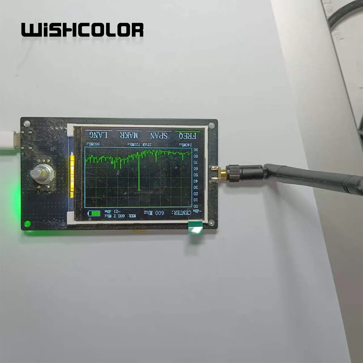 Wishcolor 240-960MHz Portable Frequency-Scanner Module-Signal-Detector-Wireless Microphone Interference with 3.2-inch Screen
Wishcolor 240-960MHz Portable Frequency-Scanner Module-Signal-Detector-Wireless Microphone Interference with 3.2-inch Screen