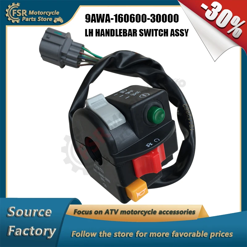 LH HANDLEBAR SWITCH ASSY Fits CFMOTO CF1000AU CF800AU-2A 2019 2020 9AWA-160600-30000 Brand new original
LH HANDLEBAR SWITCH ASSY Fits CFMOTO CF1000AU CF800AU-2A 2019 2020 9AWA-160600-30000 Brand new original