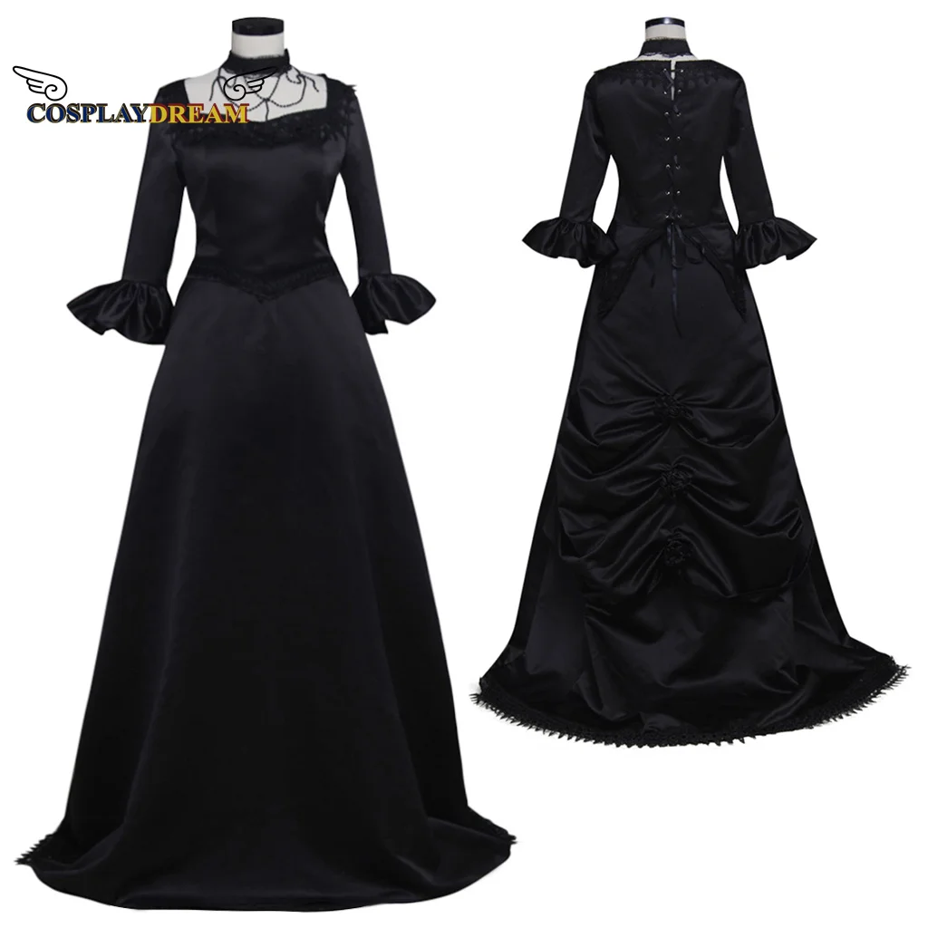 18th Century French Noble Style Vintage Bustle Handmade Medieval Victorian Gothic Black Gown Dress Medieval Dress
18th Century French Noble Style Vintage Bustle Handmade Medieval Victorian Gothic Black Gown Dress Medieval Dress