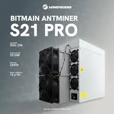 BE BUY 5 GET 2 FREE New Bitmain Antminer S21 Pro 234T 3510W 15J/T BTC Bitcoin Miner
BE BUY 5 GET 2 FREE New Bitmain Antminer S21 Pro 234T 3510W 15J/T BTC Bitcoin Miner