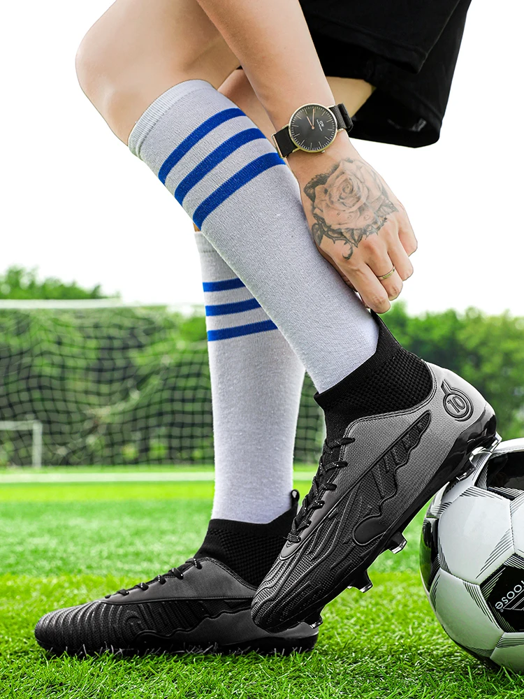 Men Training Football Boots High-Top Soccer Cleats FG & TF Sneakers for Outdoor Training & Matches Multi-Color Arch Support Foot
Men Training Football Boots High-Top Soccer Cleats FG & TF Sneakers for Outdoor Training & Matches Multi-Color Arch Support Foot