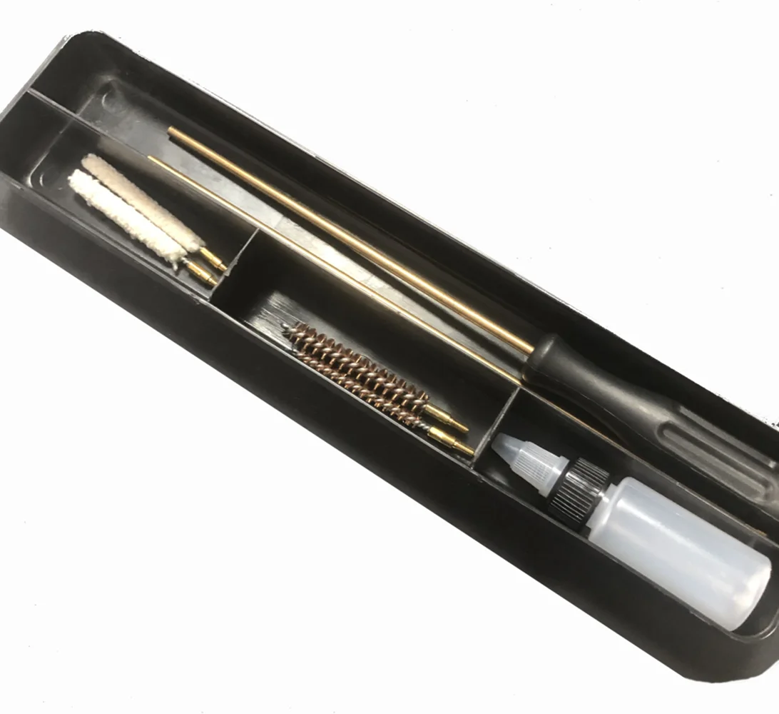 YuBao Factory Wholesale Gun Cleaning Kit For .22/.177 (5.56mm/4.5mm), With Cotton brush ,Bronze Brush, Oil Pot
YuBao Factory Wholesale Gun Cleaning Kit For .22/.177 (5.56mm/4.5mm), With Cotton brush ,Bronze Brush, Oil Pot
