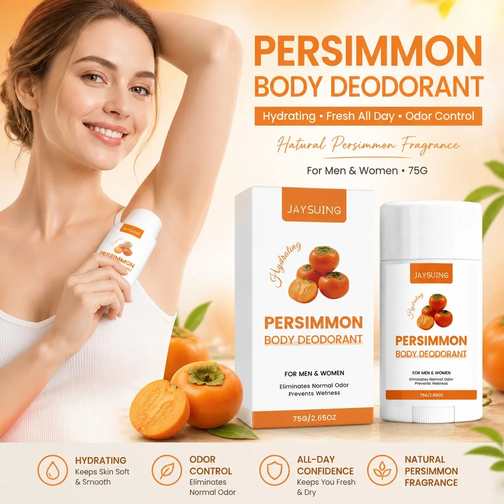 Persimmon Scent Body Deodorant –Eliminates Normal Odor Keeps Skin Dry & Soft Smooth Non-Greasy Texture Suitable For Men & Women
Persimmon Scent Body Deodorant –Eliminates Normal Odor Keeps Skin Dry & Soft Smooth Non-Greasy Texture Suitable For Men & Women
