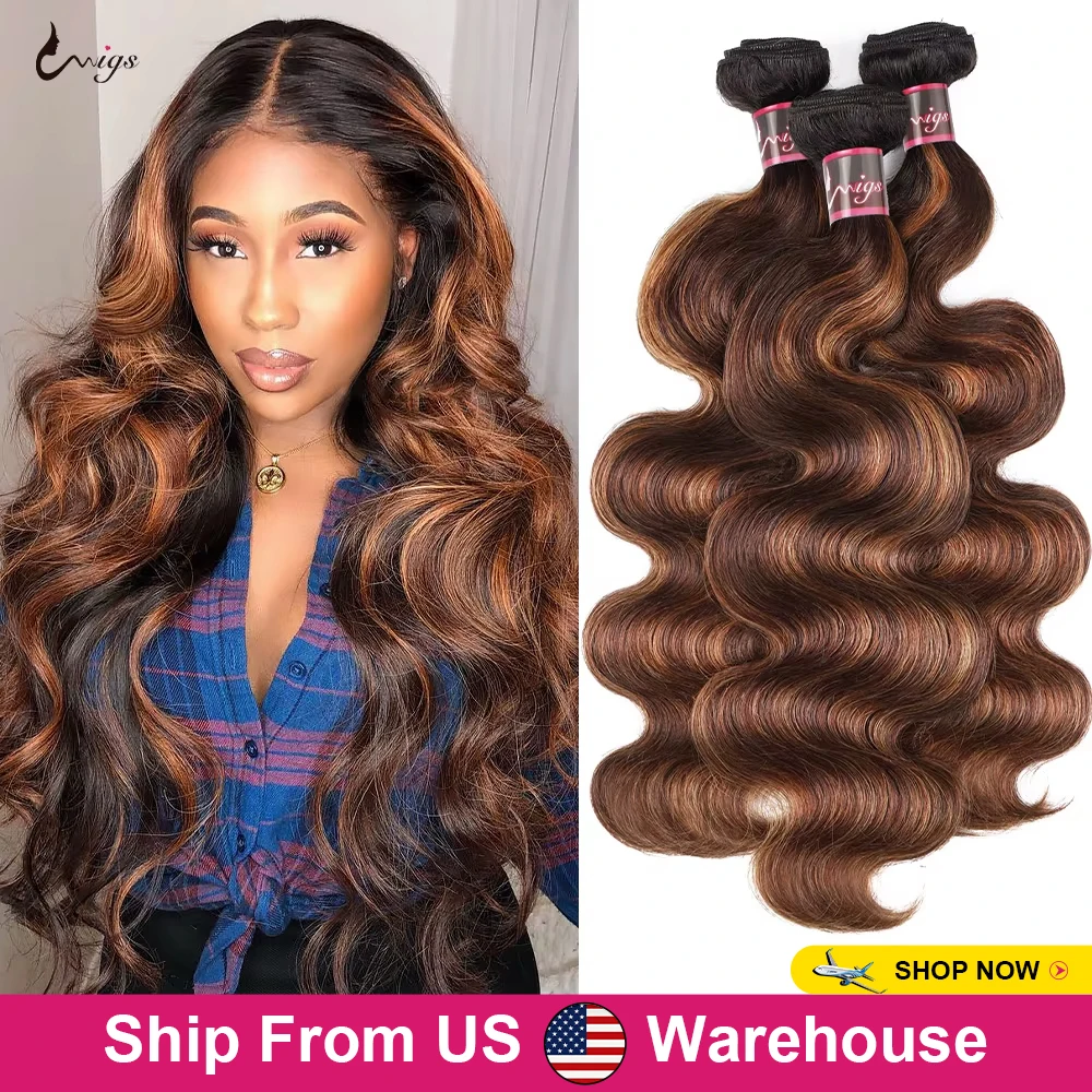 FB 30 Brown Highlight Body Wave Bundles Ombre Colored Human Hair Bundles 1b 4/30 Piano Color Remy Human Hair Weave Extension
FB 30 Brown Highlight Body Wave Bundles Ombre Colored Human Hair Bundles 1b 4/30 Piano Color Remy Human Hair Weave Extension