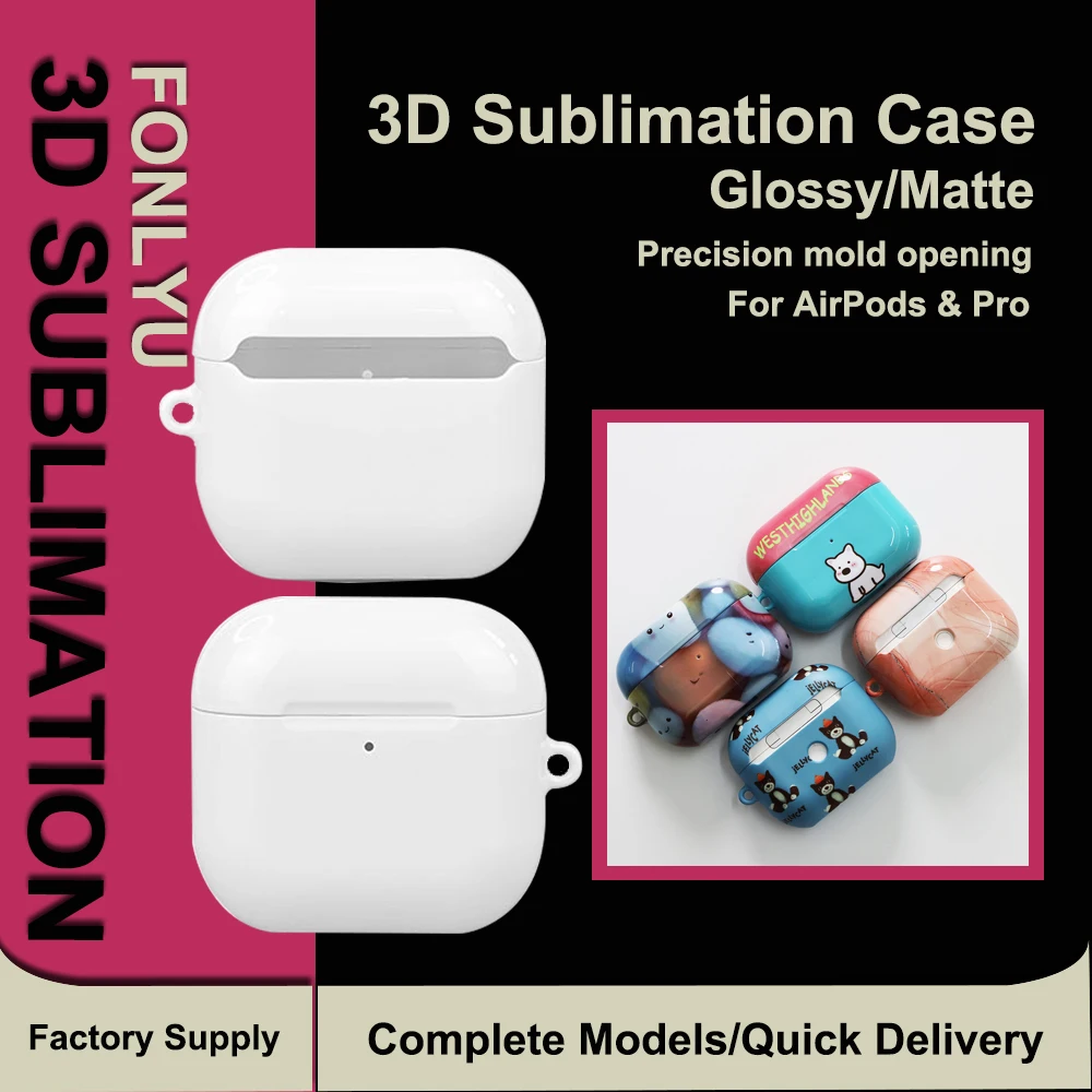 Fonlyu 10 шт. 3D сублимационные чехлы для Airpods 3 2 1 и Pro DIY печать с покрытием однослойные чехлы для наушников Bluetooth протекторы
Fonlyu 10 шт. 3D сублимационные чехлы для Airpods 3 2 1 и Pro DIY печать с покрытием однослойные чехлы для наушников Bluetooth протекторы