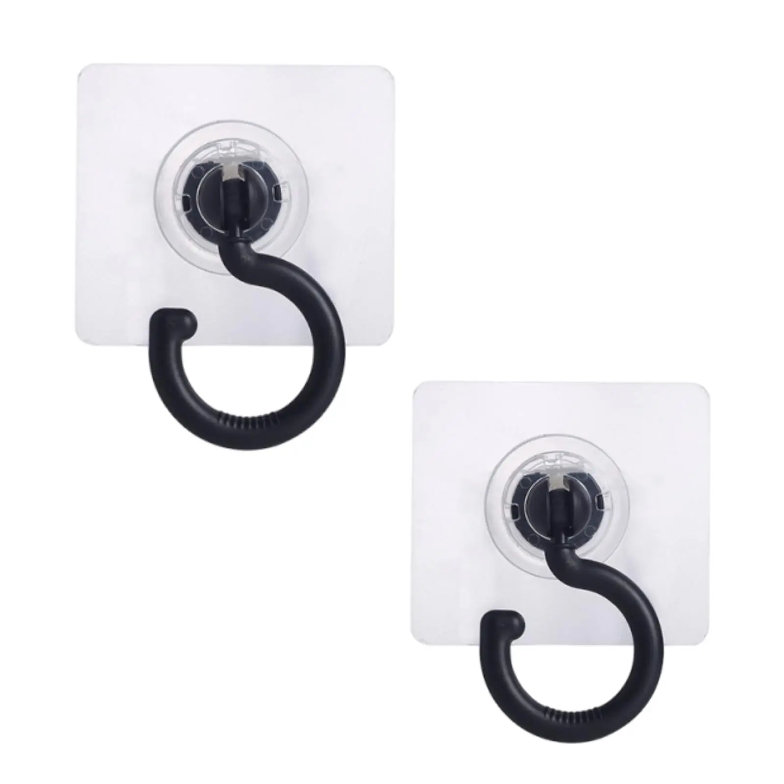 2Pcs Transparent Plastic Ceiling Mount Rotating Adhesive Hooks No Drilling Hanger for Bathroom Kitchen
2Pcs Transparent Plastic Ceiling Mount Rotating Adhesive Hooks No Drilling Hanger for Bathroom Kitchen