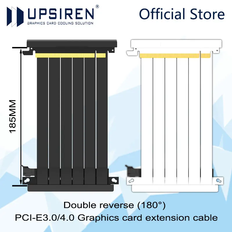 Upsiren 180° ° PCI-E 30/4.0 Удлинительный кабель для видеокарты, длина кабеля 185 мм/анти-электромагнитные помехи/для видеокарты
Upsiren 180° ° PCI-E 30/4.0 Удлинительный кабель для видеокарты, длина кабеля 185 мм/анти-электромагнитные помехи/для видеокарты