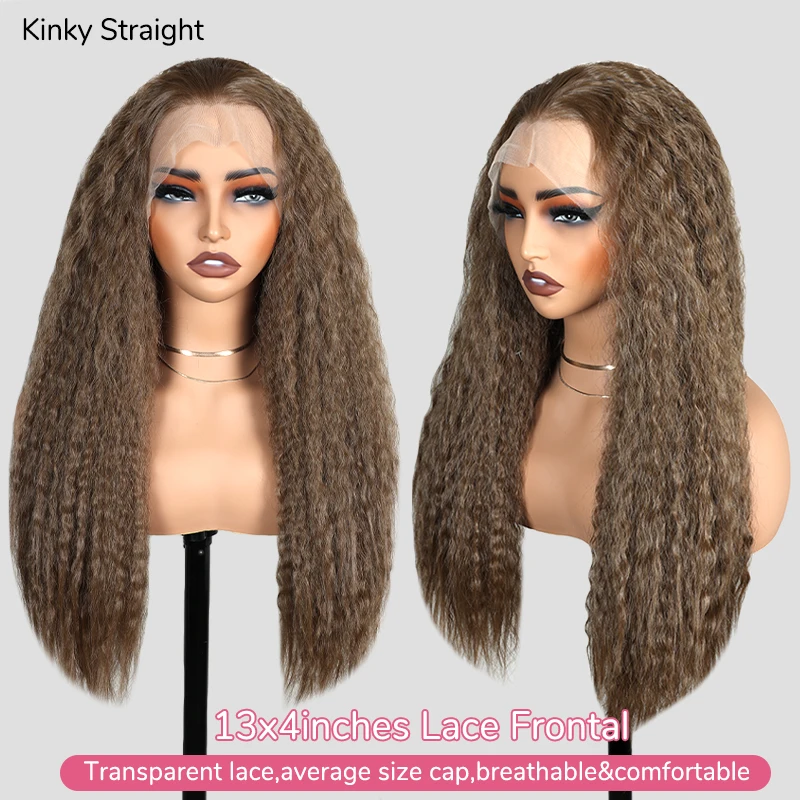 Long Brown Wig Synthetic Lace Front Wigs for Black Women Natural Hairline Synthetic Hair Lace Wig Pre Plucked Baby Hair Cosplay
Long Brown Wig Synthetic Lace Front Wigs for Black Women Natural Hairline Synthetic Hair Lace Wig Pre Plucked Baby Hair Cosplay