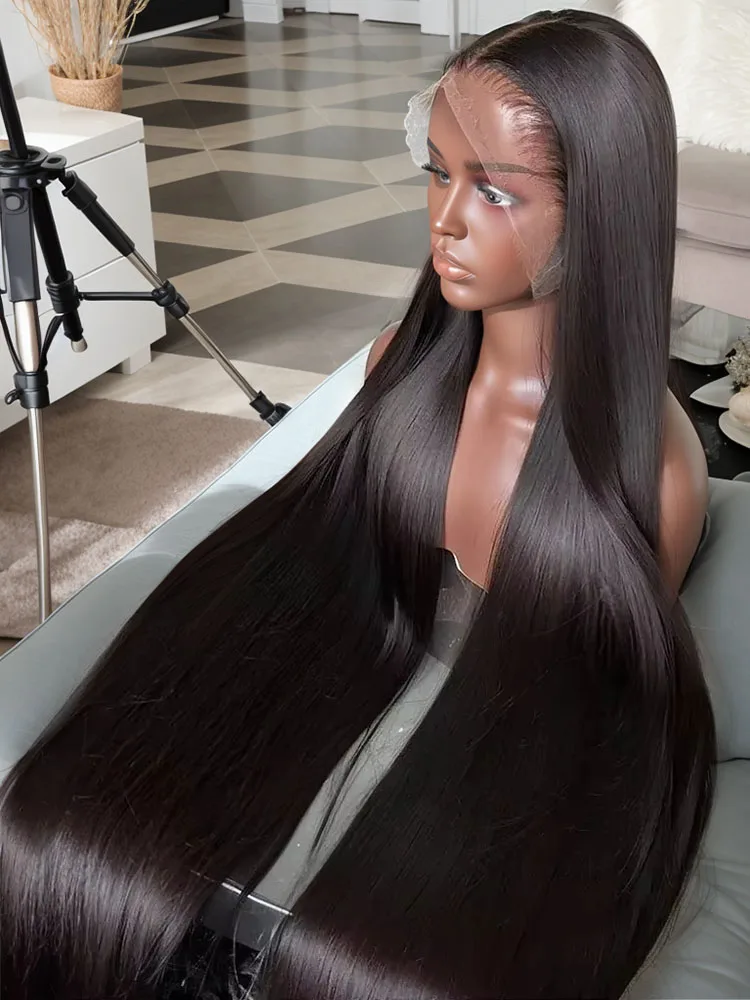 300 Density 40 Inch Bone Straight 13x4 13x6 HD Lace Front Wigs Human Hair For Women Transparent 5x5 Glueless Wigs Ready To Wear
300 Density 40 Inch Bone Straight 13x4 13x6 HD Lace Front Wigs Human Hair For Women Transparent 5x5 Glueless Wigs Ready To Wear