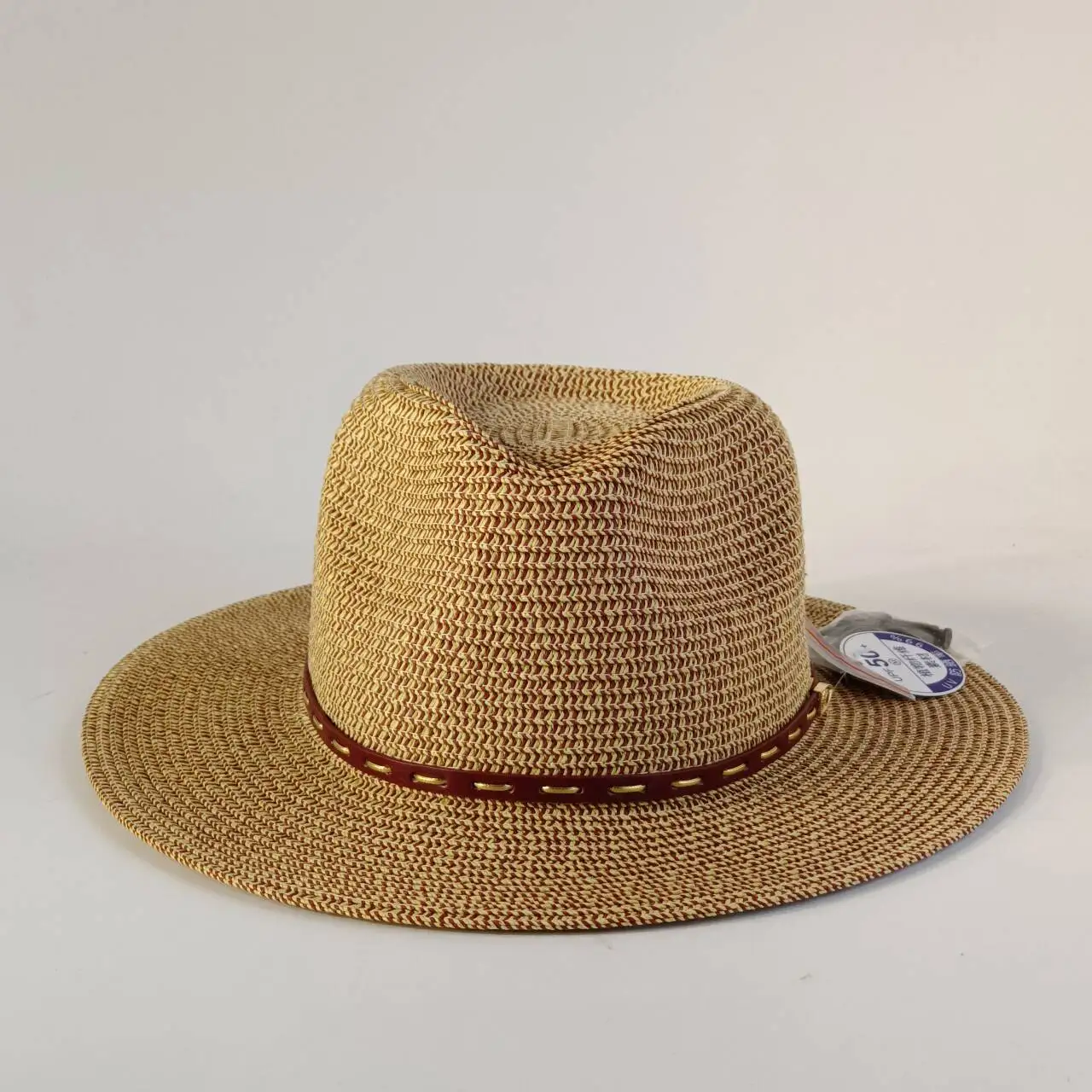 Summer wide-brimmed Panama hat, UPF50+ UV-protective paper-woven unisex breathable plant fiber material comes with a hat strap
Summer wide-brimmed Panama hat, UPF50+ UV-protective paper-woven unisex breathable plant fiber material comes with a hat strap