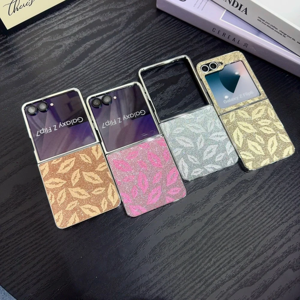 Glitter creative lip series mobile phone case, suitable for Samsung Z Flip4/5/6/7, fashionable new shockproof protective case
Glitter creative lip series mobile phone case, suitable for Samsung Z Flip4/5/6/7, fashionable new shockproof protective case