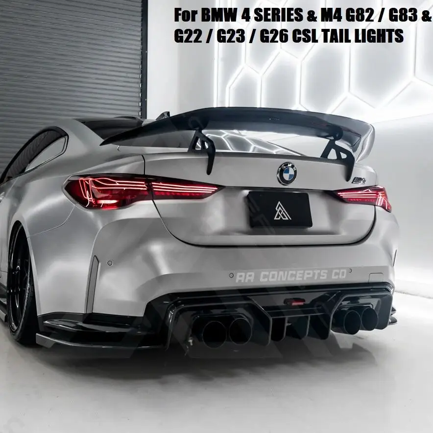 Tail Lamp Light For BMW 4 SERIES M4 G82 G83 G22 G23 G26 430i 425i M440i 420i CSL 2019 - 2023 OLED Style Sequential Taillights
Tail Lamp Light For BMW 4 SERIES M4 G82 G83 G22 G23 G26 430i 425i M440i 420i CSL 2019 - 2023 OLED Style Sequential Taillights