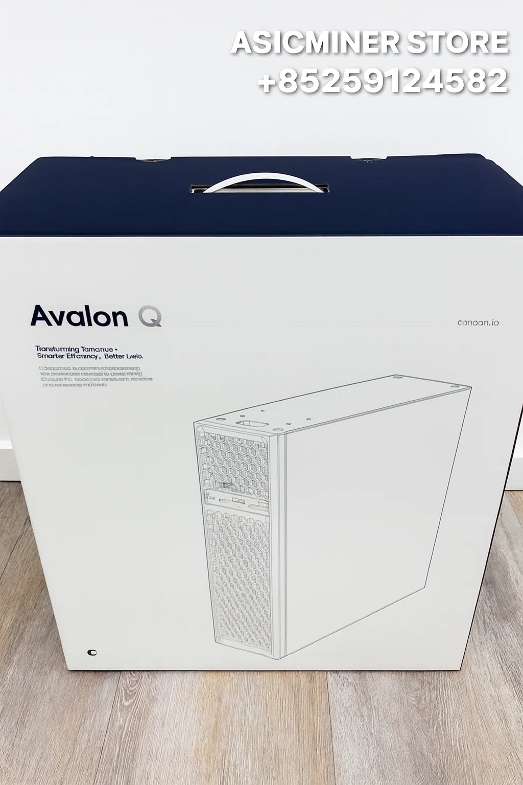 NEW Canaan Avalon Q 90Th/s 1674W Bitcoin Miner
NEW Canaan Avalon Q 90Th/s 1674W Bitcoin Miner