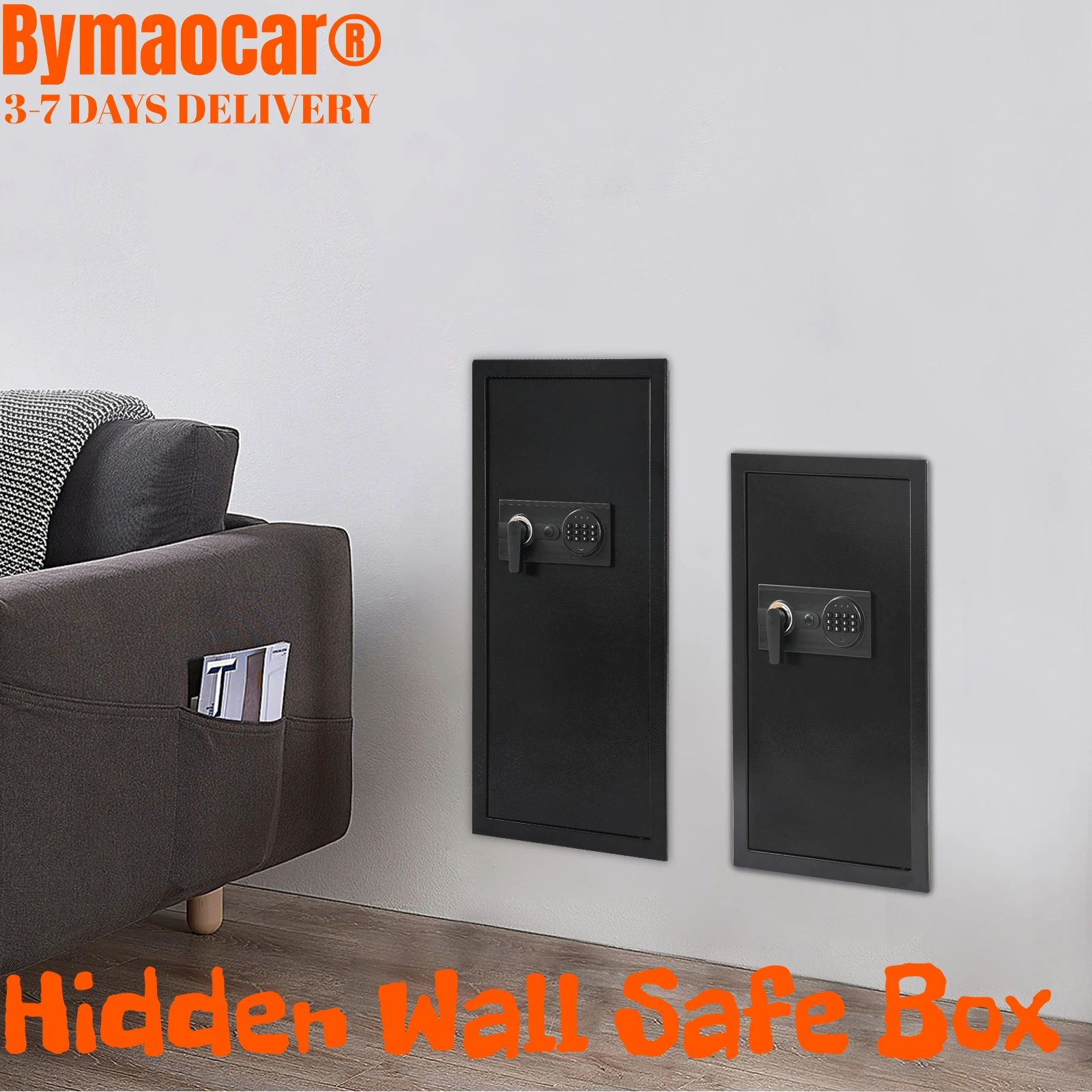 Настенный сейф-тайник со скрытым отсеком, регулируемой полкой, доступом по ключу и паролю, двойной системой сигнализации, встроенной защитой от кражи
Настенный сейф-тайник со скрытым отсеком, регулируемой полкой, доступом по ключу и паролю, двойной системой сигнализации, встроенной защитой от кражи