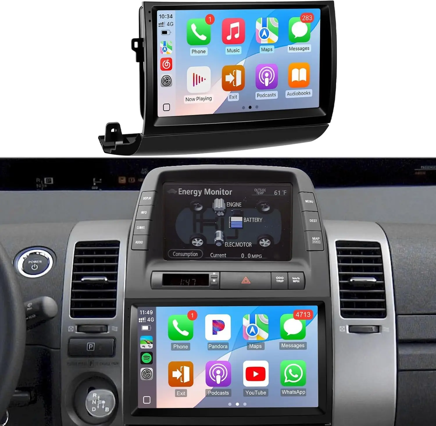 8Core Android 12 Car Radio for Toyota Prius (Fit-J.B.L) 2004 2005 2006 2007 2008 2009 Stereo, 9inch IPS Touch Screen for Prius w
8Core Android 12 Car Radio for Toyota Prius (Fit-J.B.L) 2004 2005 2006 2007 2008 2009 Stereo, 9inch IPS Touch Screen for Prius w