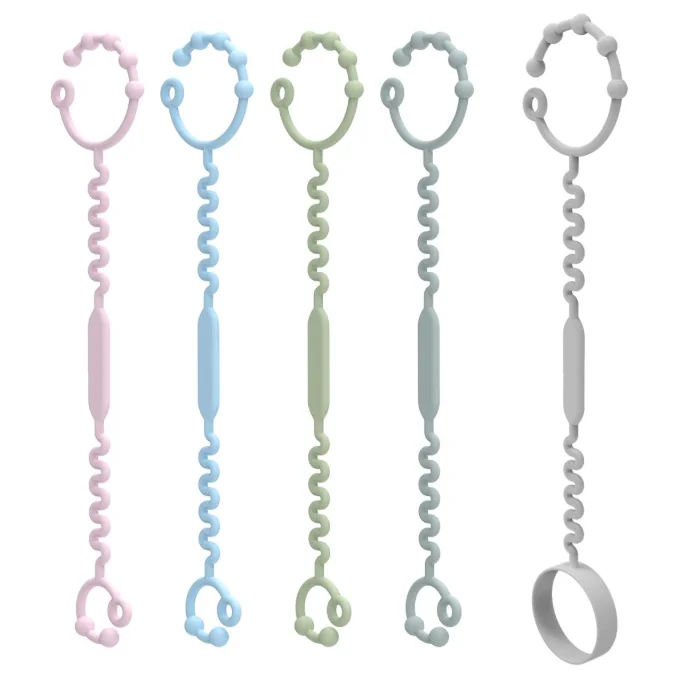 Pacifier Holder Strap 5Pcs, Silicone Toy Clip and Anti Lost Dummy Chain for Baby
Pacifier Holder Strap 5Pcs, Silicone Toy Clip and Anti Lost Dummy Chain for Baby
