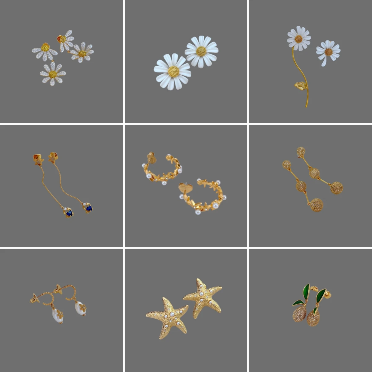 Kate Style Summer Seashell Starfish Sunflower Earrings For Women With Card Fine Jewelry Birthday Christmas Gift
Kate Style Summer Seashell Starfish Sunflower Earrings For Women With Card Fine Jewelry Birthday Christmas Gift