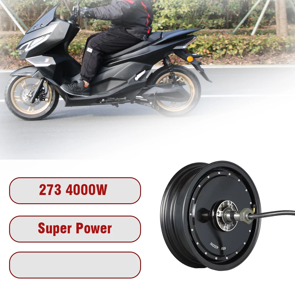 QSMOTOR 4000W 72V High-Speed Hub Motor, QS273 13x3.5 Inch Single Shaft for Electric Motorcycle/ATV by Siaeocsys
QSMOTOR 4000W 72V High-Speed Hub Motor, QS273 13x3.5 Inch Single Shaft for Electric Motorcycle/ATV by Siaeocsys