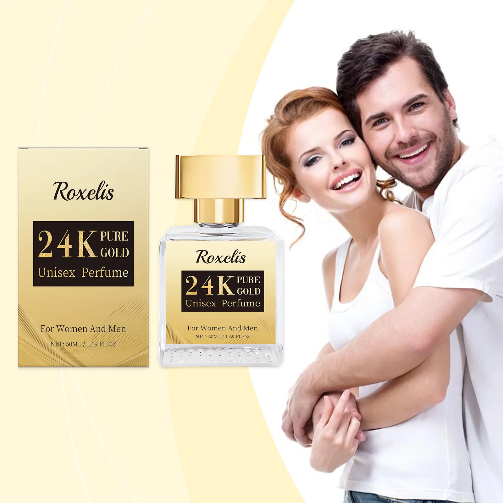 Roxelis 50ml Charming Pheromone Perfume 24k Gold Fragrance Lasting Dating Flirting Romantic Atmosphere Refreshing Wooden Perfume
Roxelis 50ml Charming Pheromone Perfume 24k Gold Fragrance Lasting Dating Flirting Romantic Atmosphere Refreshing Wooden Perfume