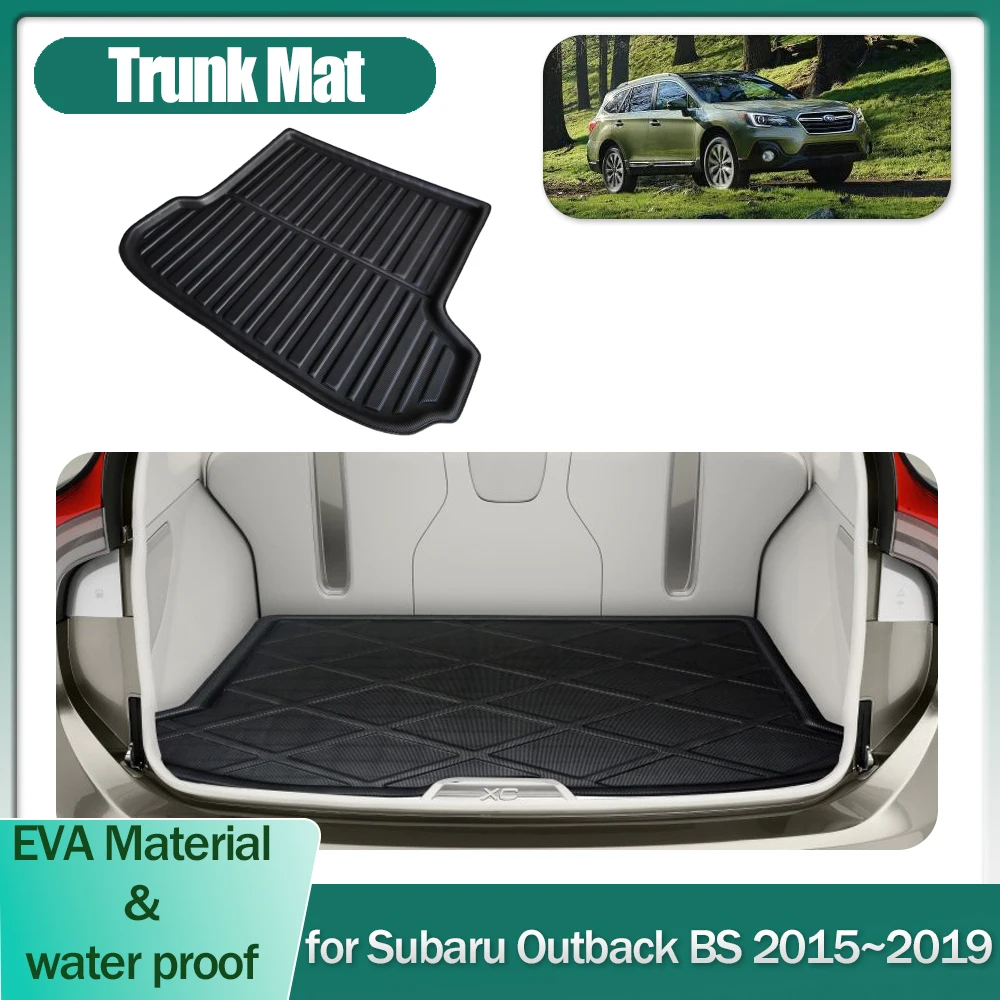 Коврик в багажник автомобиля для Subaru Outback BS 2015 ~ 2019 2016 2017, подкладка для багажника, напольный поднос, ковер для багажа, водонепроницаемый чехол, аксессуары
Коврик в багажник автомобиля для Subaru Outback BS 2015 ~ 2019 2016 2017, подкладка для багажника, напольный поднос, ковер для багажа, водонепроницаемый чехол, аксессуары