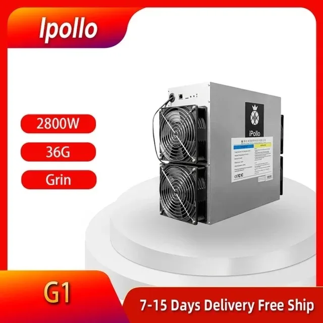 Горячие продажи Asic Miners IPollo G1 36G 2800W Grin Coin Mining Machine Блок питания в комплекте
Горячие продажи Asic Miners IPollo G1 36G 2800W Grin Coin Mining Machine Блок питания в комплекте