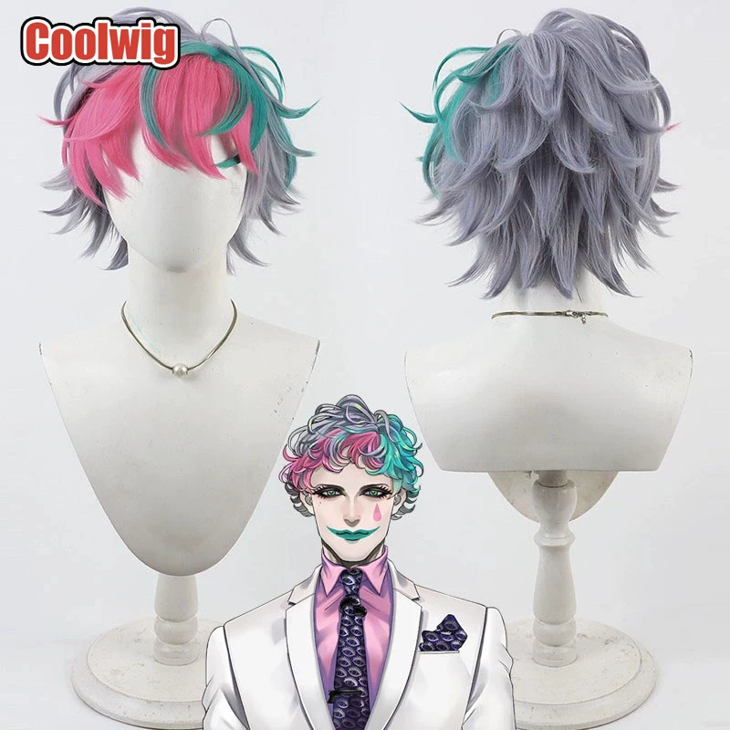 Coolwig Synthetic Hair Joe Rikiichi Cosplay Wigs Virtual YouTuber Joe Rikiichi 30cm Gray Mixed Hot Pink Green Wig Heat Resistant
Coolwig Synthetic Hair Joe Rikiichi Cosplay Wigs Virtual YouTuber Joe Rikiichi 30cm Gray Mixed Hot Pink Green Wig Heat Resistant