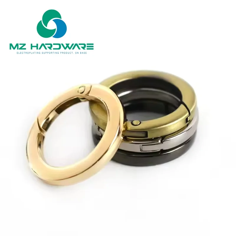 MZhardware 5Pcs Flat Wire Spring Open Ring Buckles O-Ring Clasps Snap Keyring Hardware Accessories for Luggage Handbag Strap
MZhardware 5Pcs Flat Wire Spring Open Ring Buckles O-Ring Clasps Snap Keyring Hardware Accessories for Luggage Handbag Strap