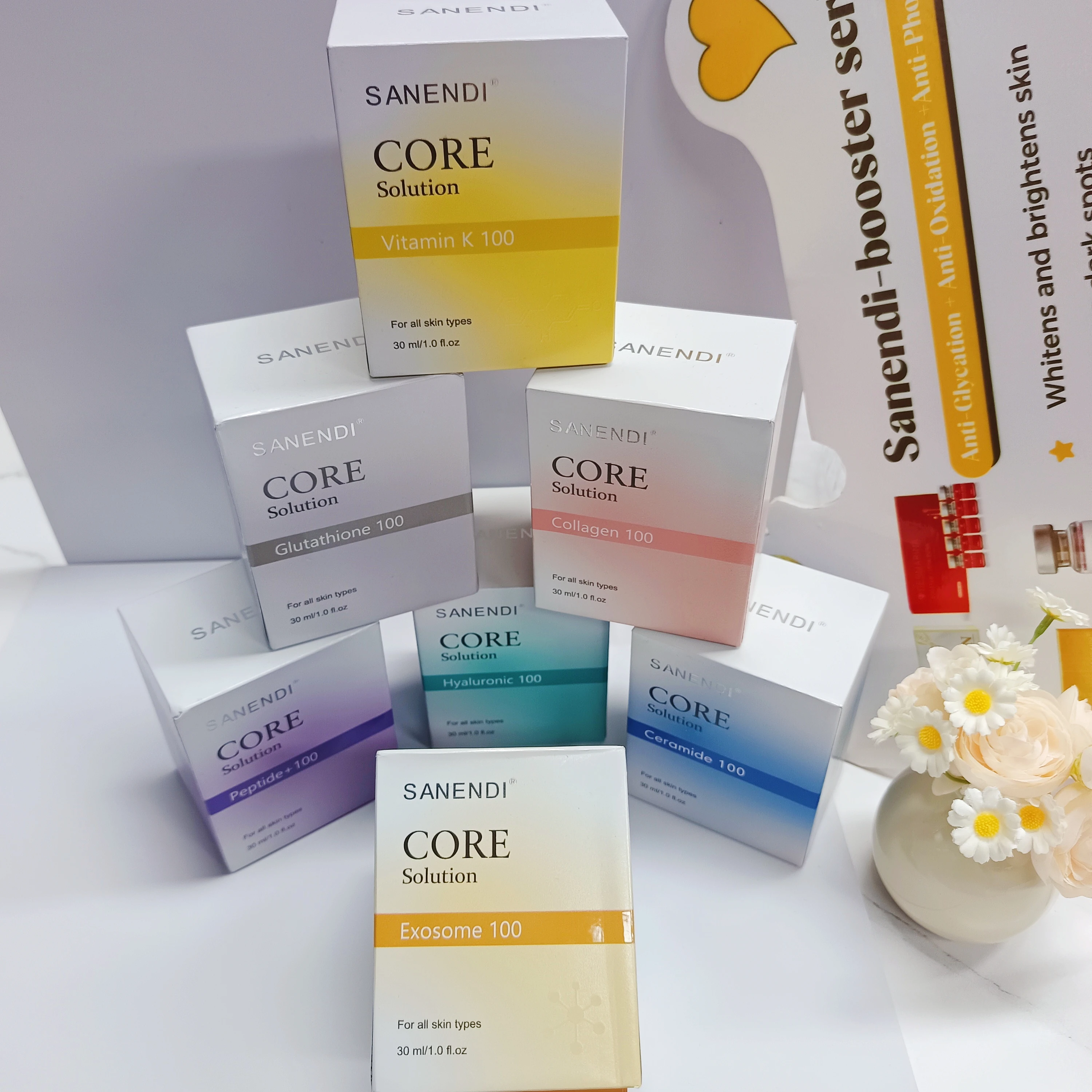 Sanendi Korean Skin Care Product GSH Hyaluronic Acid VitaminK To Improve Skin Tone Moisturize And Soothe Face Essence Set 30ml
Sanendi Korean Skin Care Product GSH Hyaluronic Acid VitaminK To Improve Skin Tone Moisturize And Soothe Face Essence Set 30ml