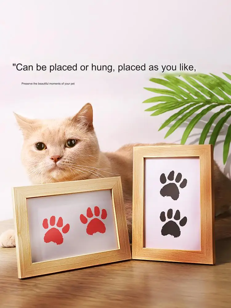 Pet Handprint And Footprint Photo Frame Kit Clean Touch Ink Pad To Create Pet Hand And Foot Prints, Pet Shower Gifts for cat dog
Pet Handprint And Footprint Photo Frame Kit Clean Touch Ink Pad To Create Pet Hand And Foot Prints, Pet Shower Gifts for cat dog