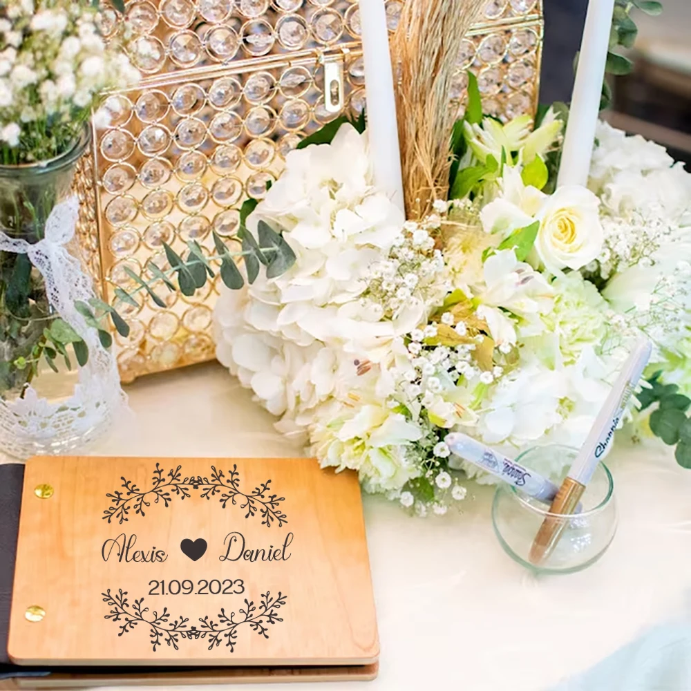 Customized Wedding Laser Message Book, Handmade Antique Wooden Message Book, Bride and Groom Party Souvenir
Customized Wedding Laser Message Book, Handmade Antique Wooden Message Book, Bride and Groom Party Souvenir